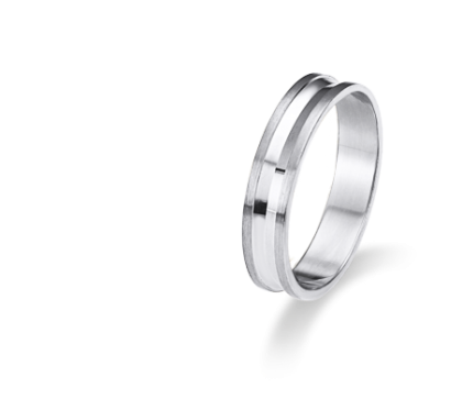 Aliances boda or blanc